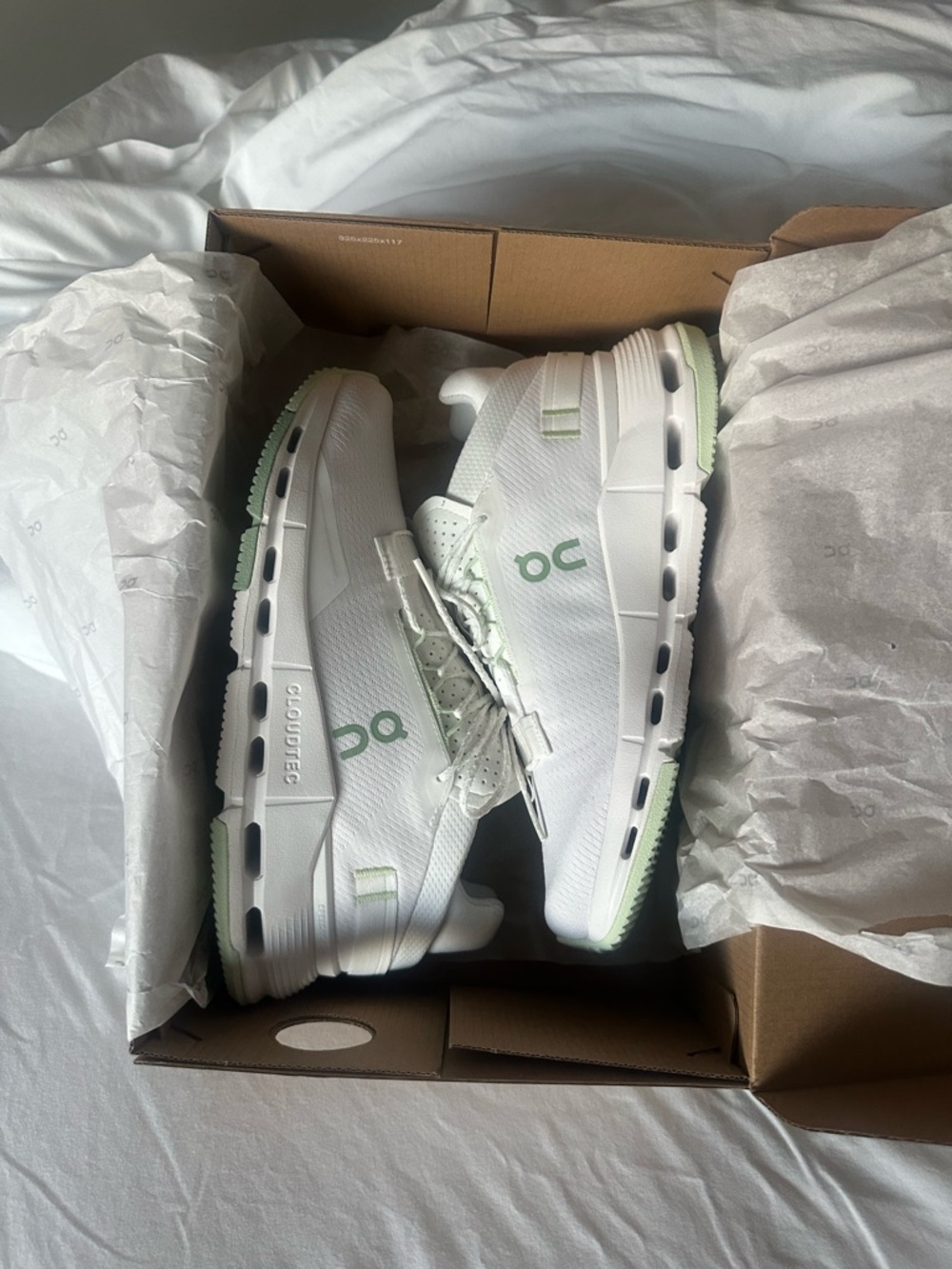 NEW IN BOX On Running Cloudnova 2 White Sage | Size US Women’s 8